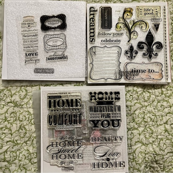 Close to my Heart Stamps Set of 3 - Picture 1 of 7